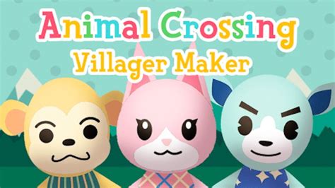 animal crossing animal creator|create your own acnh villager.